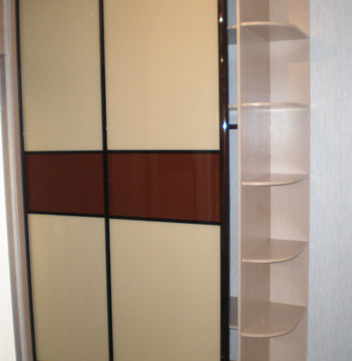 Встроенные шкафы-купе-Шкаф-купе из стекла с Oracal «Модель 119»-фото3